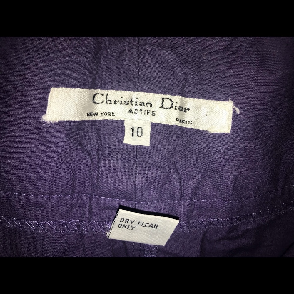 Vtg 80s/90s Christian Dior Streetwear 2 Piece Purple Matching Track Suit - Picture 15 of 16